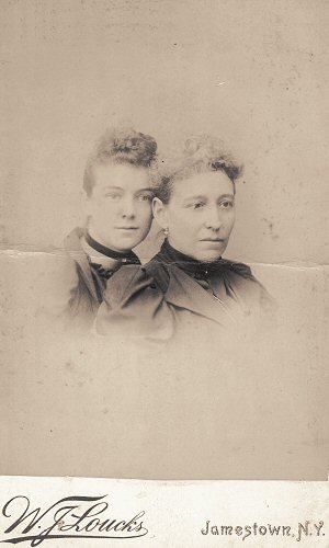 Eliza A. Millard Fulton (right) with daughter-in-law Katherine Cox Fulton